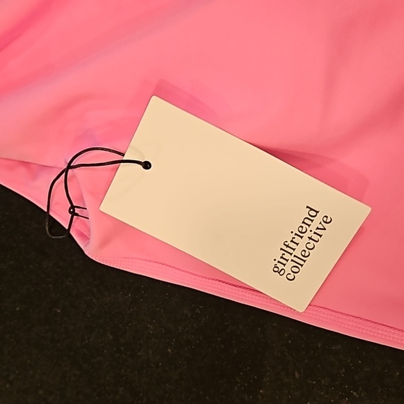 💕GIRLFRIEND COLLECTIVE💕 Bella Scoop Neck Tank Top ~ Bubblegum Pink Small S NWT - Picture 9 of 11